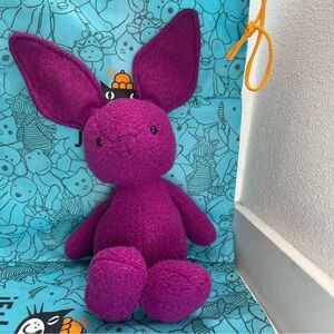 RARE RETIRED Jellycat Vivi Dark Purple Bunny Plush size Medium